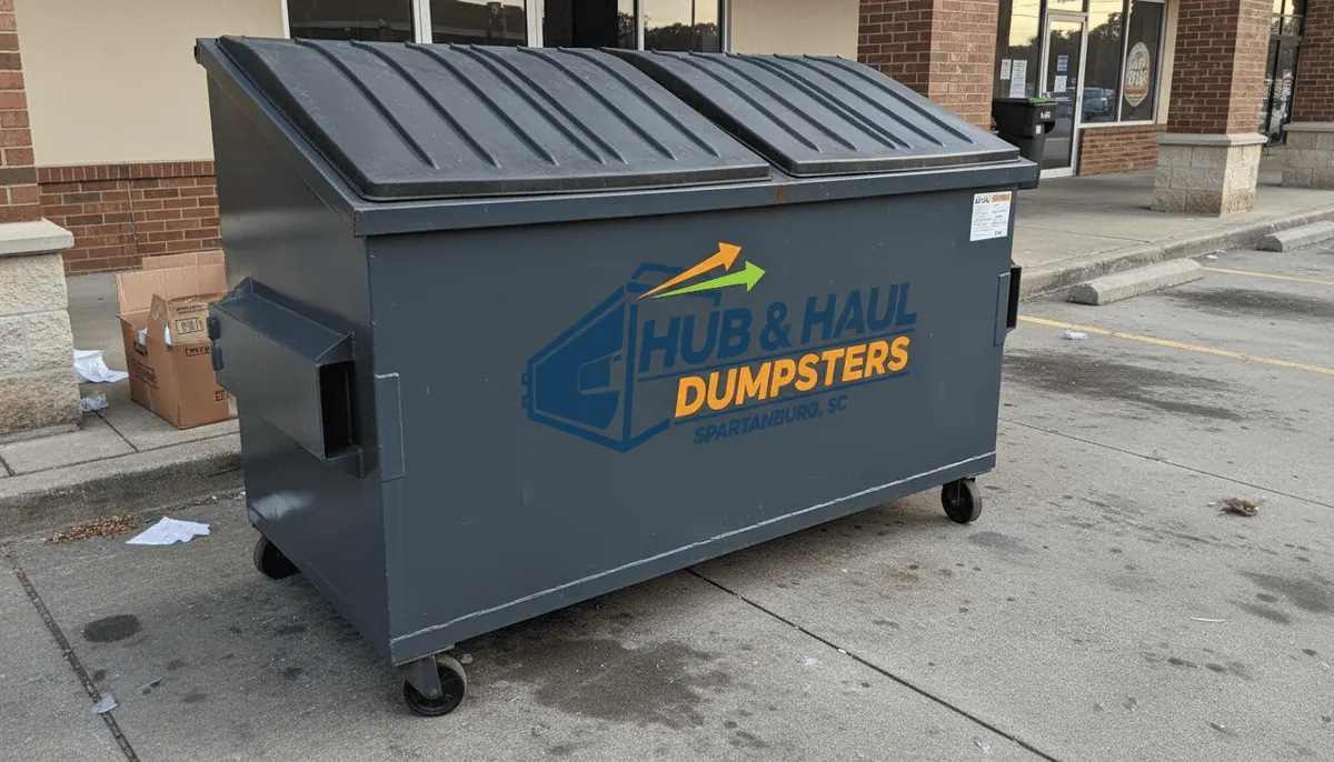 Roll-off dumpster delivery to Pacolet, SC by Hub & Haul Dumpsters