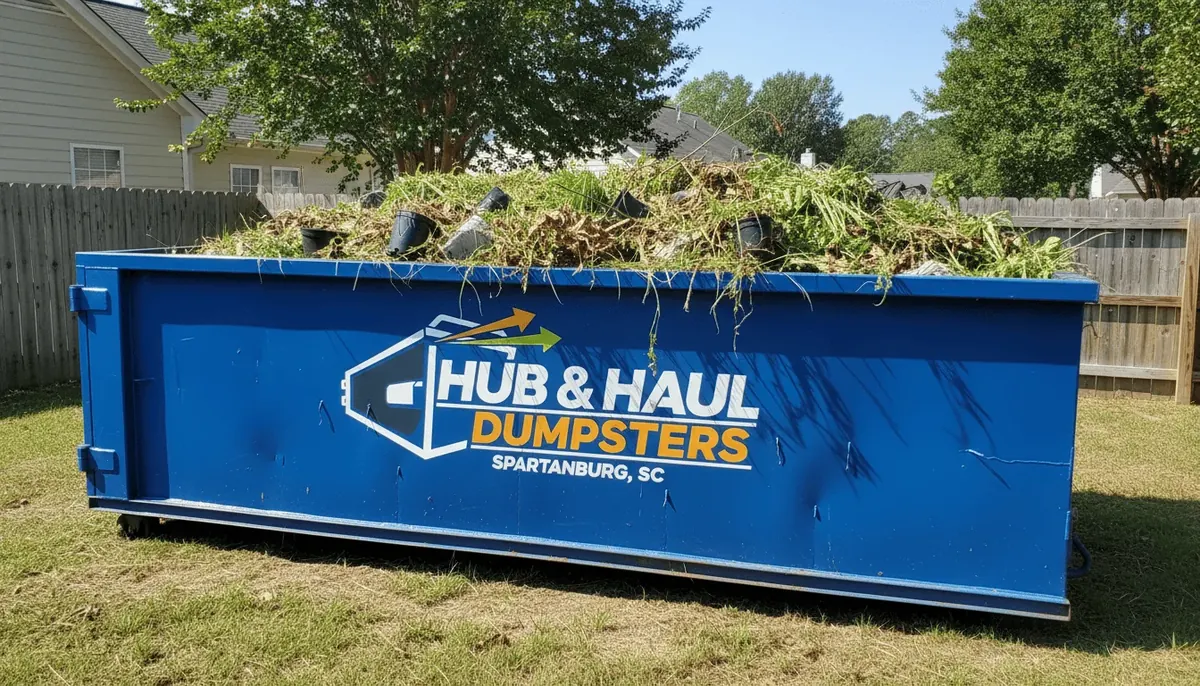 Yard Waste Dumpster Rental in Spartanburg, SC